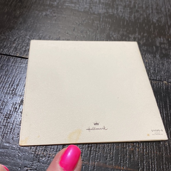 Vintage 1956 Dated Hallmark Valentine Greetings Card with Cute Kitten! - Picture 3 of 5